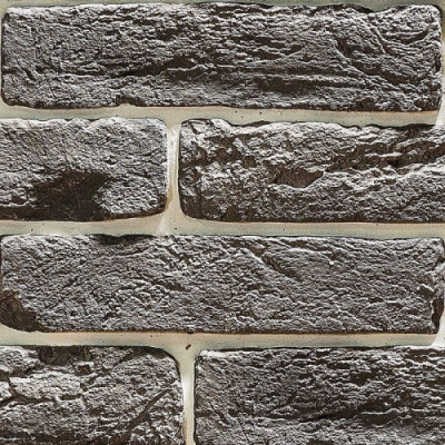 декоративный камень "старинный кирпич серый" (в упак.0,5м2)