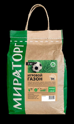 газон игровой 2кг, мешок, ооо "орелагро-продукт", россия