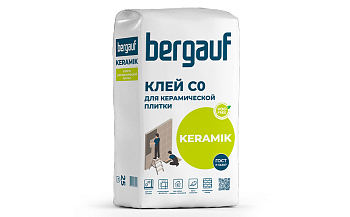 клей для керамической плитки bergauf keramik 25кг (1/56) уценка