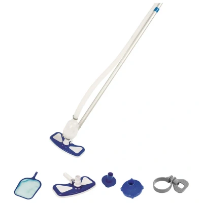 набор для чистки бассейна (вакуумный очиститель, сачок, ручка 279см, шланг 7.5м),58234 bw, bestway, уп.4