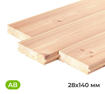 уценка доска пола ав 28*141 (рабочая 135)*3м (3 шт./уп).
