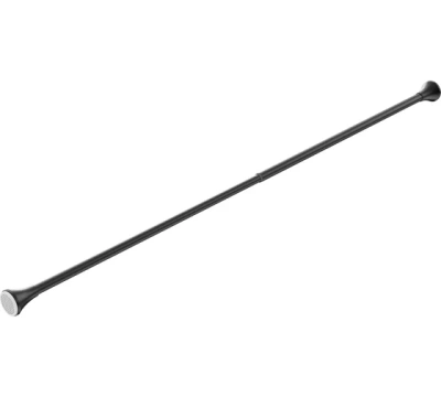 карниз для ванной tokito 130-240 см, черный матовый