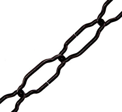 уценка цепь декоративная "готическая" 2,5 мм, черненая