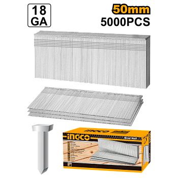 гвозди для пневмостеплера 50 мм ingco ana18506 industrial