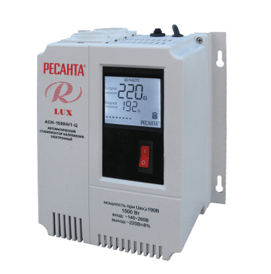 стабилизатор ресанта асн-1500 н/1-ц lux