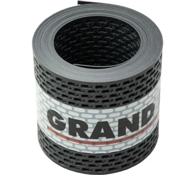 лента вентиляционная карнизная grand line черная 100х5000