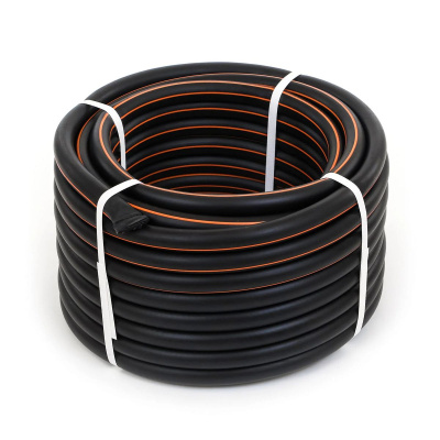 шланг для полива армированный жук оптима, 3 слоя, 3/4", 50 м, черный