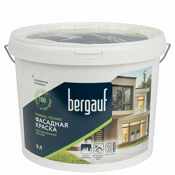 краска mineral techno u (bergauf) база с, 9 л