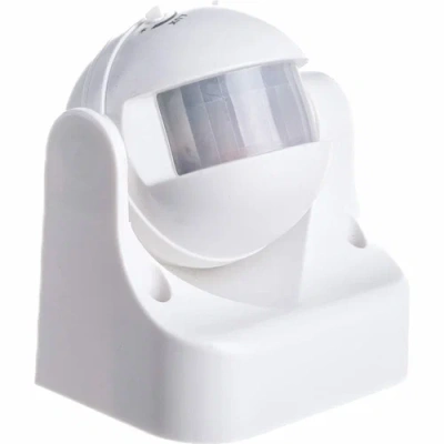 датчик движения и освещенности 1200w 12m 180° белый, sen11