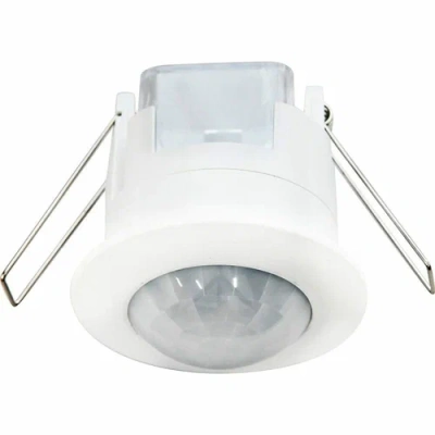 датчик движения и освещенности 230v 1200w 6m 360° белый sen86