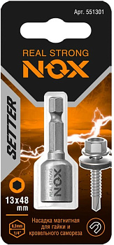 ключ-насадка магн 13х48мм, пвх nut setter