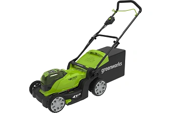 газонокосилка аккумуляторная greenworks g24x2lm41 (без акб и зу)