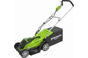 газонокосилка аккумуляторная greenworks g40lm35 акб g-max (акб 2 а.ч, зу)