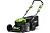 газонокосилка аккумуляторная greenworks gd40lm46sp самоходная 40v (акб 4 а.ч, зу)