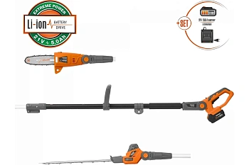 высоторез аккумуляторный daph 2221li set daewoo