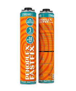 клей-пена в аэрозольной упаковке penoplex fastfix standart,700гр.