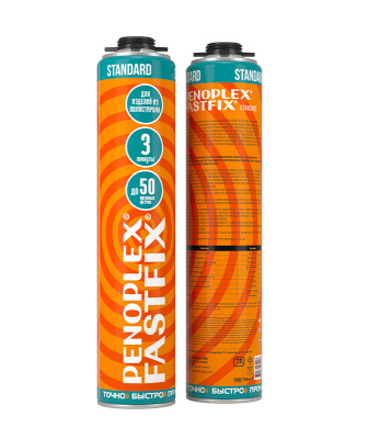 клей-пена в аэрозольной упаковке penoplex fastfix standart,700гр.