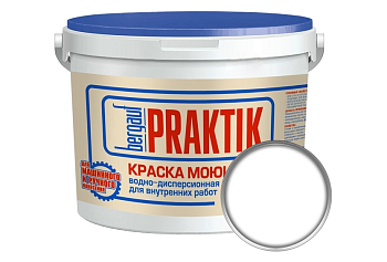 краска для потолков praktik u (bergauf), 13 кг (новая)