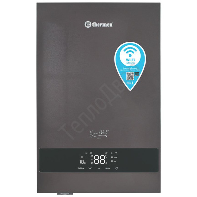 электрический настенный котел thermex sonne 2-12 wi-fi (white)