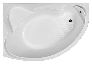 ванна акриловая jamaica 160х100см левая без каркаса