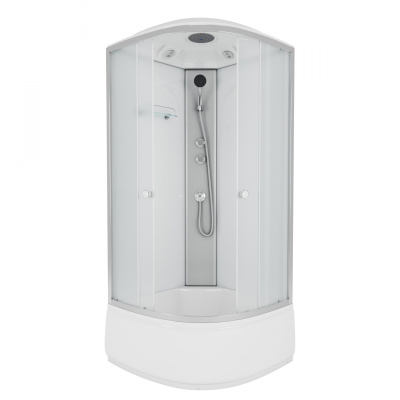 душ.каб. niagara eco e100/40/mt (1000х1000х2150), высокий поддон, матовое стекло