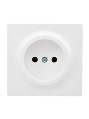 leto розетка б/з пбт белый (10шт/120шт)