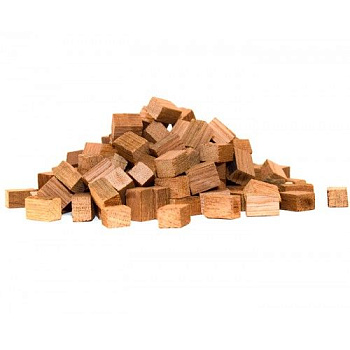 кубики дубовые кавказ скальный, ароматный орех (легкий обжиг) ( развес, 1 кг)