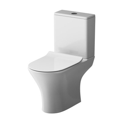унитаз-компакт sense горизонтальный выпуск сиденье дюропласт с микролифтом