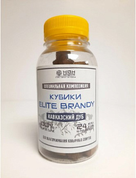 кубики дубовые «elite brandy» (смесь обжигов) (баночка, 80 гр)