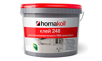 клей homakoll 248 7кг для бытового и полукоммерческого линолеума