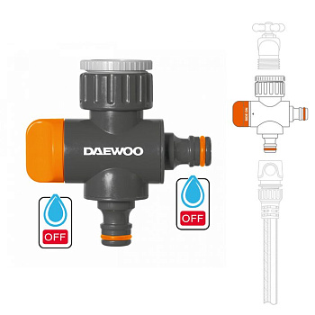 адаптер на кран daewoo dwc 1219000 3/4", 1"