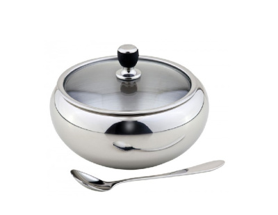 93-de-zu-12 сахарница с ложкой 450мл linea desco