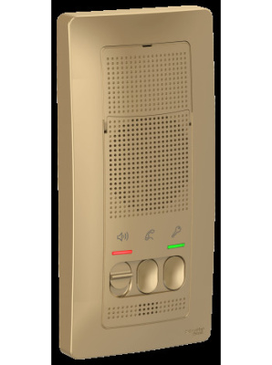 переговорное устройство (домофон)настенное, 4,5в, blanca бежевое, systeme electric