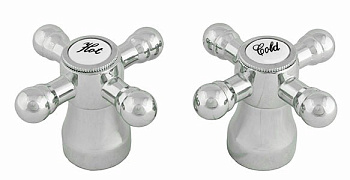 маховики крест металл 8*20 viko v-0856 (пара)