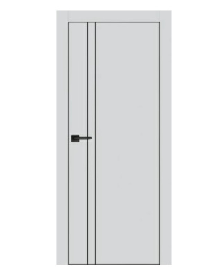 дв. полотно px-20 80*2000 рр агат черн молдинг/врезка/петли и замок agb, кромка черная с 4-х ст