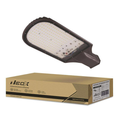 светильник уличный линзованный светодиод.дку-2l 175вт 230в 5000к 21875лм 125лм/вт 48-70мм ip65 neox