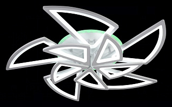 люстра мс-li8496c/5+5a wh (rgb) led 138w+5w 3000k+4000k+6 [01101745]