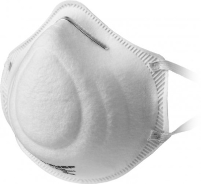 полумаска фильтрующая зубр ф-80, ffp1, коническая