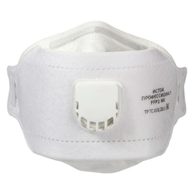 полумаска складная исток про ffp2, с клапаном выдоха