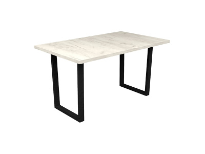 стол лондон лдсп, 1400(1800)*850, дуб самдал на металлокаркасе z 01 (цвет черный)