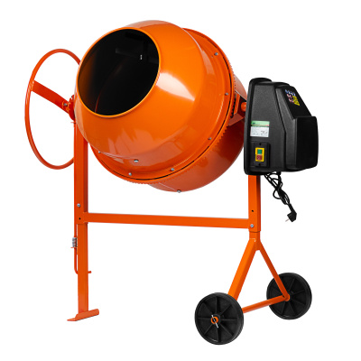 бетоносмеситель "сибртех" бсн-200п, мощность 800 вт,полиамидный венец