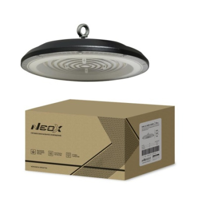 светильник складской линзованный светодиодный uhb-2l 200вт 230в 5000к 21000лм 105лм/вт ip65 без пульсации neox