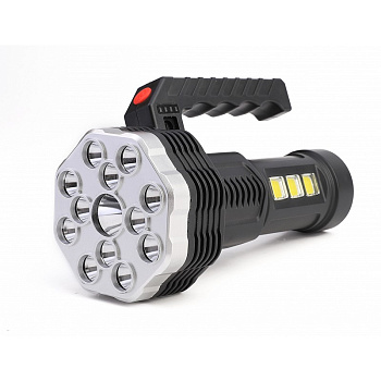фонарь ultraflash led51537 (фонарь акк 4в, черн,16 led,3 вт, 4 реж.)