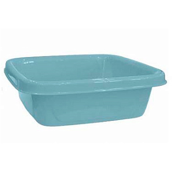 таз квадратный step 10л небесный (то)