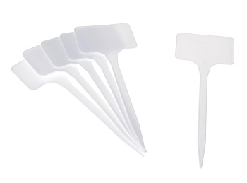 таблички садовые 16*8*4,5 т16 bissa белые