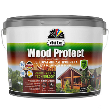 пропитка wood protect dufa белая 9л