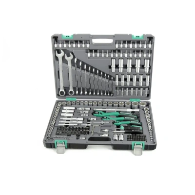 набор инструментов "1/2, 3/8, 1/4" crv пластиковый кейс 216 предм. stels