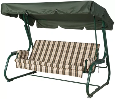 качели садовые "ибица", цвет зеленый / артикул a52g.317 распродажа