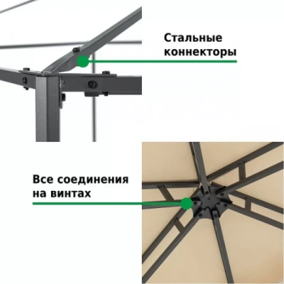 тент садовый green glade 1080 2х2х2м полиэстер