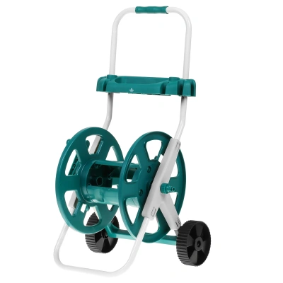 катушка (60 м, 1/2") на колесах для шланга raco распродажа